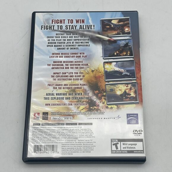 Heatseeker, *CIB, TESTED, WORKS*, (Sony PlayStation 2, 2007) - Picture 2 of 6